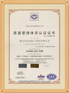 ISO 9001:2015質(zhì)量管理體系認(rèn)證（中文）
